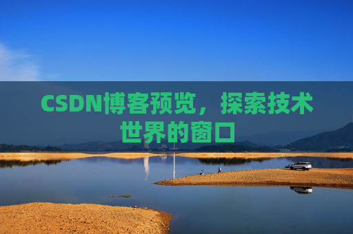 CSDN博客预览，探索技术世界的窗口
